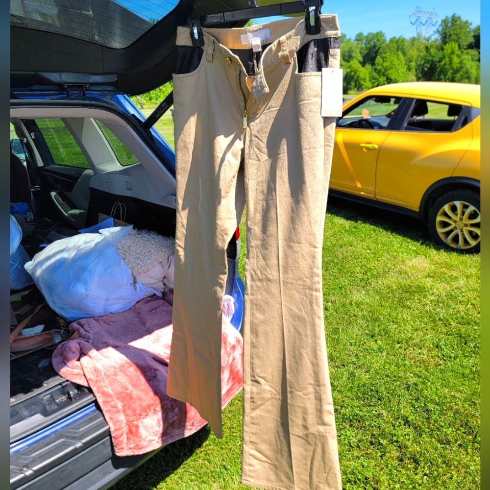 NWT Michael Kors Flare Khakis